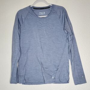 Smartwool Merino Wool Micro Stripe Long Sleeve 150 Base Layer L